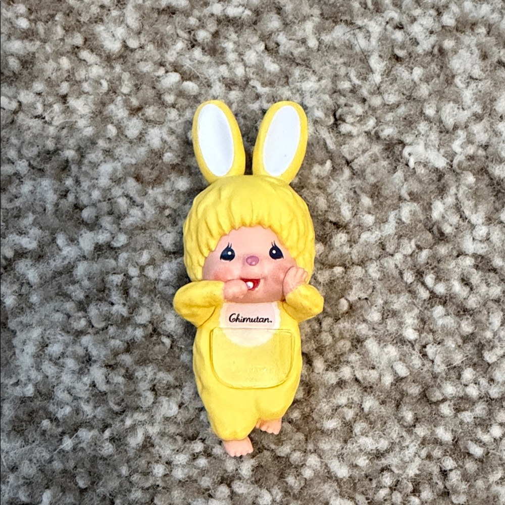 Monchichi Hipper Yellow Bunny Plush Toy
